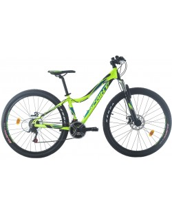 Планински велосипед със скорости SPRINT - Hunter, 27.5", 400 mm, зелен