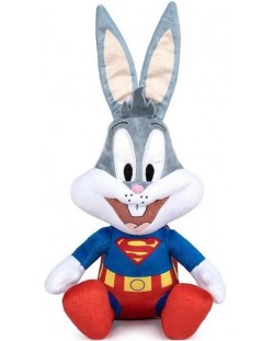 Плюшена фигура Play by Play Animation: Looney Tunes - Bugs Bunny as Superman, 27 cm