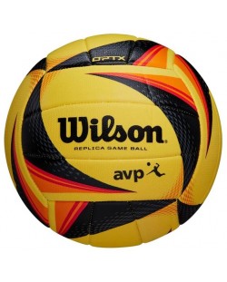 Плажна волейболна топка Wilson - AVP OPTX Replica, размер 5, жълта