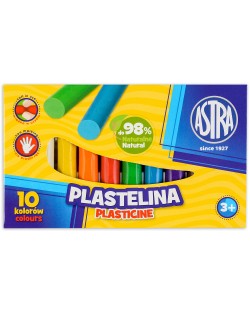 Пластилин Astra - 10 цвята