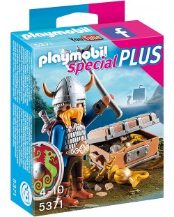 Фигурки Playmobil Special Plus - Викинг със съкровище