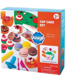 Творчески комплект от пластилин PlayGo Dough - Кексчета