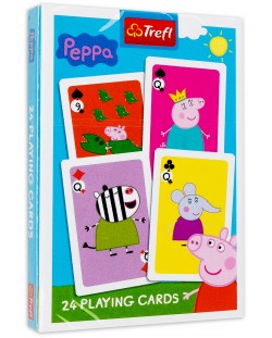 Детски карти за игра Trefl - Прасенцето Пепа