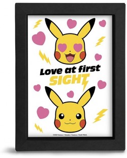 Плакат с рамка The Good Gift Games: Pokemon - Love at First Sight