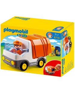 Комплект фигурки Playmobil 1.2.3 - Камион за отпадъци