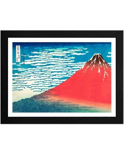 Плакат с рамка GB eye Art: Hokusai - Red Fuji