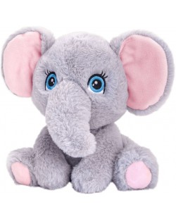 Плюшена играчка Keel Toys Keeleco Adoptable World - Слонче, 25 cm