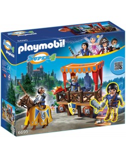 Комплект фигурки Playmobil Super 4 - Кралска трибуна с Алекс