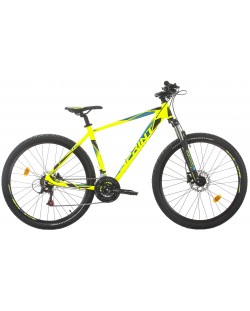 Планински велосипед със скорости SPRINT - Maverick, 27.5'', 480 mm, жълт