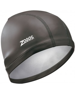 Плувна шапка Zoggs - Nylon-Spandex PU, черна