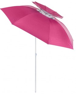 Плажен чадър Muhler - YL1039, 1.8 х 2 m, розов