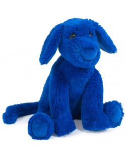 Плюшена играчка Moulin Roty - Куче, синьо, 36 cm