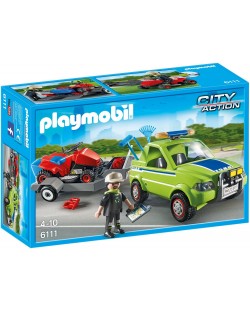 Конструктор Playmobil City Action - Градинар с пикап и градинарски принадлежности