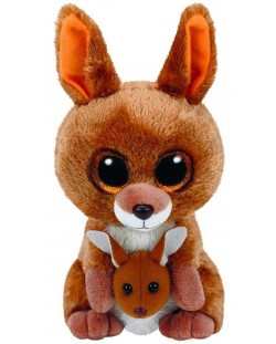 Плюшена играчка TY Toys Beanie Boos - Кенгуру Kipper, 15 cm