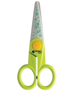 Пластмасова детска ножица Kangaro - KD-50, зелена