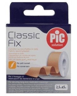 Classic Fix Пластир на ролка, 2.5 cm х 5 m, 1 брой, Pic Solution