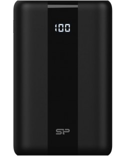 Портативна батерия Silicon Power - QX55, 30000 mAh, черна
