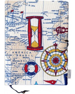Подвързия за книга Marchella's Art - Морска карта