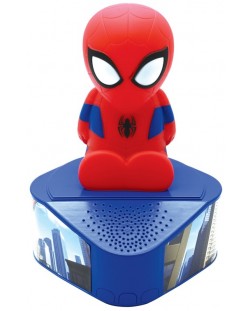Портативна колонка Lexibook - Spider-Man BTD80SP, синя/червена