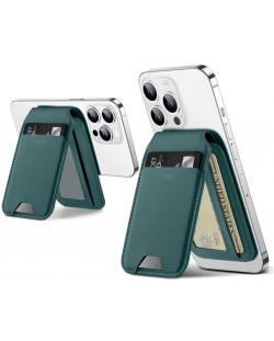 Калъф ESR - HaloLock MagSafe, iPhone, Green Suede