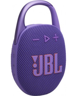 Портативна колонка JBL - Clip 5, лилава