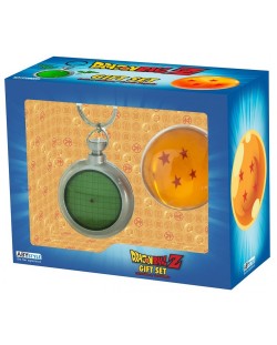 Подаръчен комплект ABYstyle Animation: Dragon Ball Z - Dragon Ball & Radar Keychain
