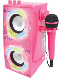 Портативна колонка Lexibook - Barbie BTP180BBZ, розова