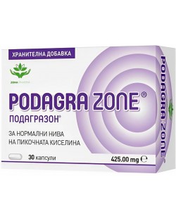 Подагразон, 425 mg, 30 капсули, Zona Pharma