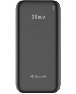 Портативна батерия Tellur - PBC303, 30000 mAh, черна