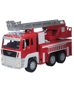 Детска играчка Battat Driven - Пожарникарски камион, със звук и светлини