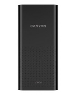 Портативна батерия Canyon - PB-2001, 20000 mAh, черна