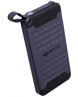 Портативна батерия Boompods - Powerboom X, 10000 mAh, сива