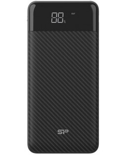 Портативна батерия Silicon Power - GP28, 10000 mAh, черна