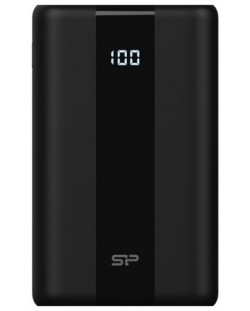 Портативна батерия Silicon Power - QS55, 20000 mAh, черна