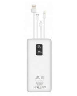 Портативна батерия Rivacase - VA2220, 20000 mAh, бяла