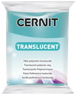 Полимерна глина Cernit Translucent - Тюркоаз, 56 g