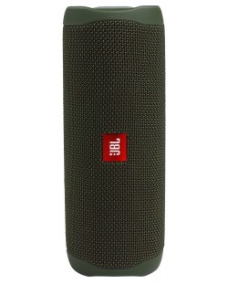 Портативна колонка JBL - Flip 5, зелена