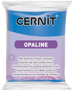 Полимерна глина Cernit Opaline - Синя, 56 g