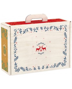 Подаръчна кутия Giftpack - Eленчета, 34.2 x 25 x 11.5 cm