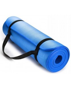 Постелка за йога Armageddon Sports - 183 x 61 x 1 cm, синя
