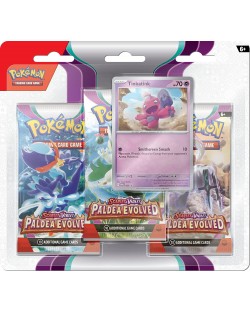 Pokemon TCG: Scarlet & Violet - Paldea Evolved  3 Pack Blister - Tinkatink