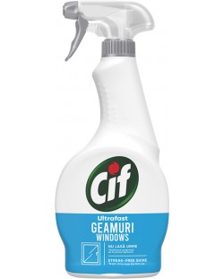 Почистващ спрей за прозорци Cif - Spring Fresh, 500 ml