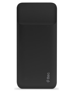 Портативна батерия ttec - PowerSlim Pro M, 10000 mAh, черна