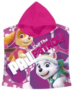 Детска пончо хавлия Nickelodeon - Paw Patrol, с качулка