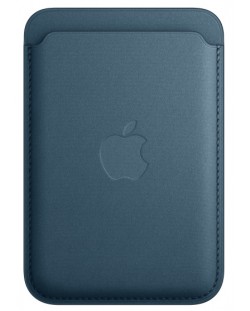Калъф Apple - FineWoven Wallet MagSafe, iPhone, син