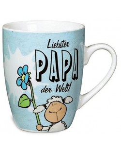 Порцеланова чаша Nici - С надпис „Най-скъпият татко на света"