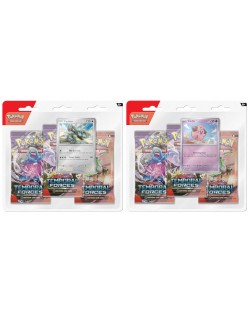 Pokemon TCG: Scarlet & Violet 5 Temporal Forces 3 Pack Blister - Bundle