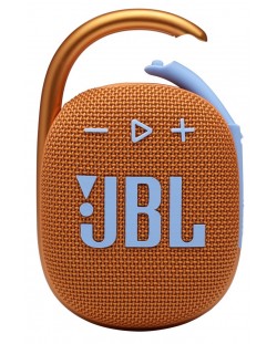 Портативна колонка JBL - Clip 4, оранжева