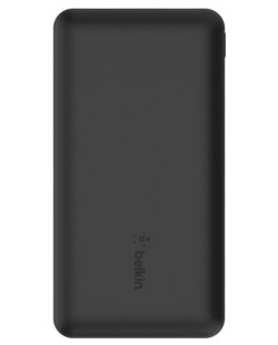 Портативна батерия Belkin - BoostCharge, 10000 mAh/15W, черна