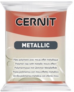 Полимерна глина Cernit Metallic - Медена, 56 g